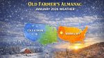 Old Farmer's Almanac January Weather Report